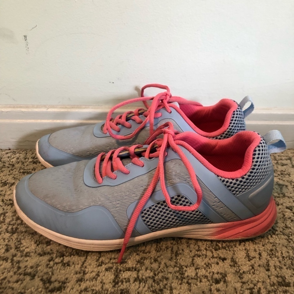 Vionic Jojo Ombré Comfort Pink & Blue Sneakers Size 9.5
